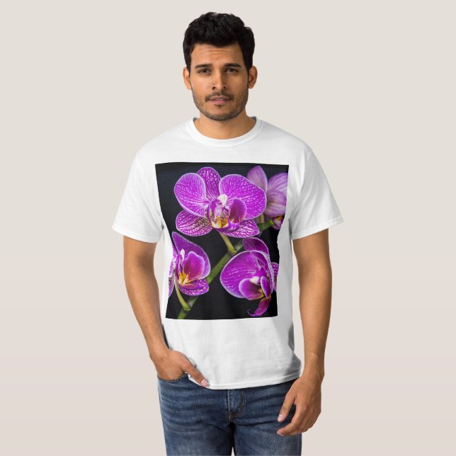 Lila orchid t shirt (Hel framsida)