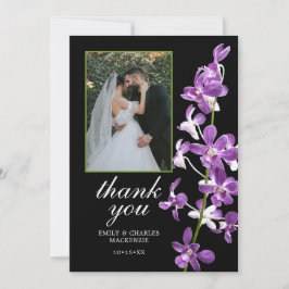 Lila Orchids, Modern Elegant bröllop Tack C