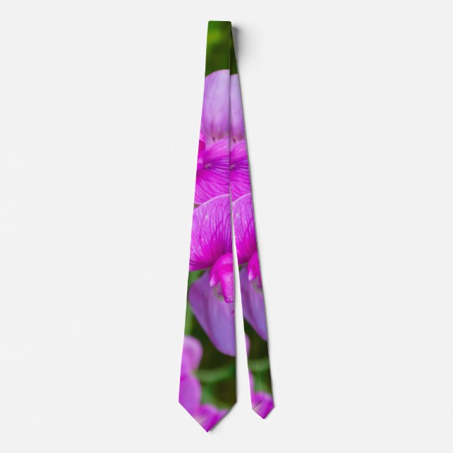 Lila Orchids Neck Tie Slips (Framsida)