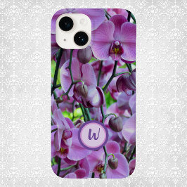 Lila Orchids och Vines med Namn