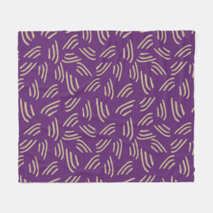 Lila Organic Linjer Fleece Blanket