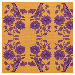Lila Oriole Fabric Tyg