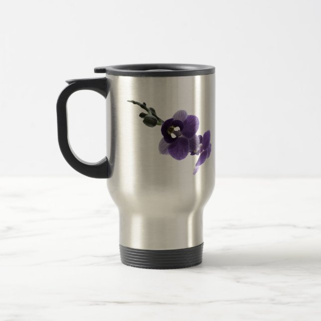 Lila orkidblomma, Mugg (Vänster)