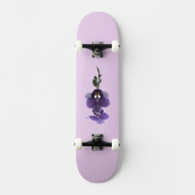 Lila, orkidéblomma, Skateboard