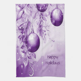 Lila Ornaments Helgdag Kitchen Towel Kökshandduk