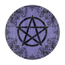 Lila Ornate Pentacle Altar
