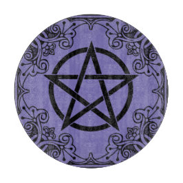 Lila Ornate Pentacle Altar