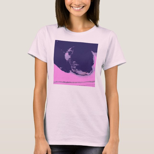 Lila Otter Tee Shirt (Framsida)