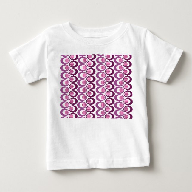 Lila Oval Strings T Shirt (Framsida)