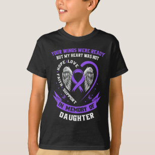 Lila - överdosering - dagspartiklar i minnet av D T Shirt