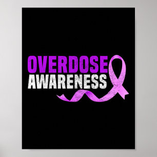 Lila Överkänslighetsgåvor Opioid Survivor Ri Poster