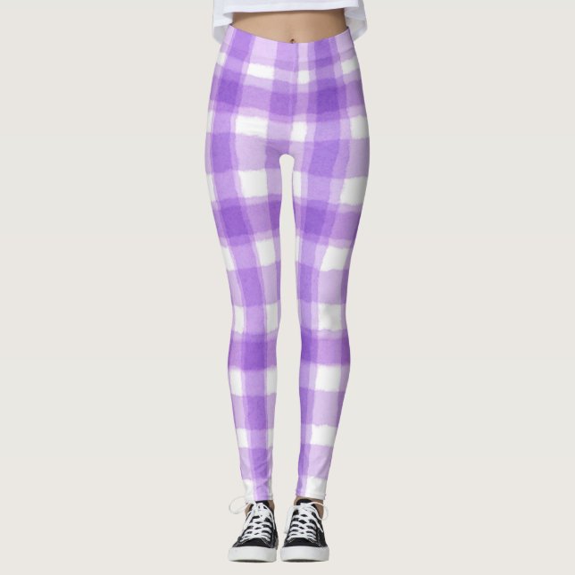 Lila P Söt Pastel Leggings (Framsida)