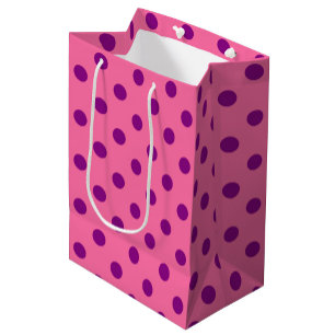 Lila på Rosa Polka dots Mönster Design
