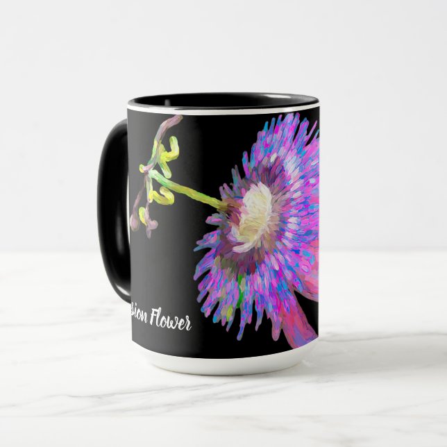 Lila Paediatric Passion Flower Mugg (Framsida vänster)