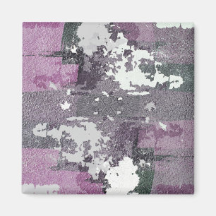 Lila Painting Modern Art Illustration Magnets Magnet