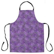 Lila paisley damast blommig orienterad etnisk