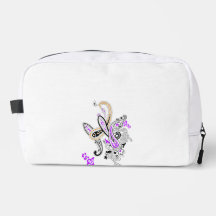 Lila Paisley Dopp-kit Toalettresebag