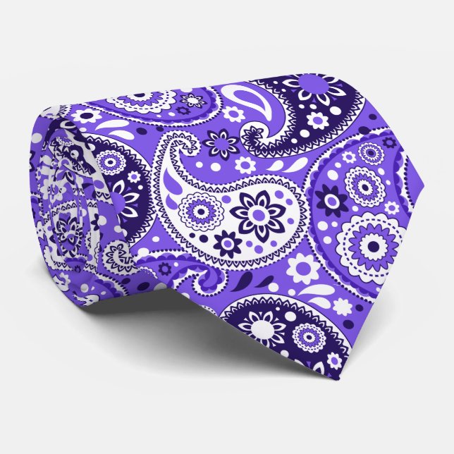 Lila Paisley Finare Texas Land Western Slips (Rullad)