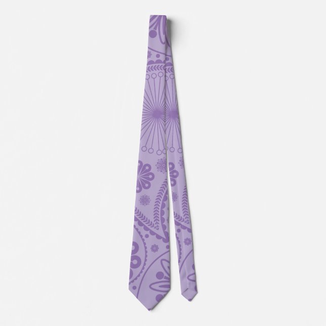 Lila paisley mönster slips (Framsida)