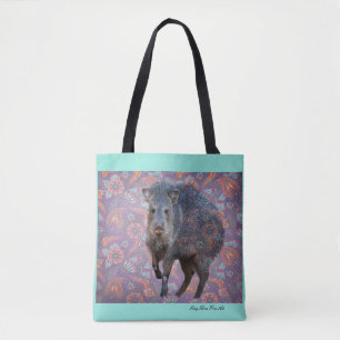 Lila Paisley Pecary Tygkasse