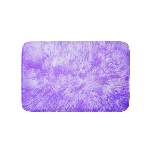 Lila Päls Frenzy Bath Mat Badrumsmatta (Framsidan)