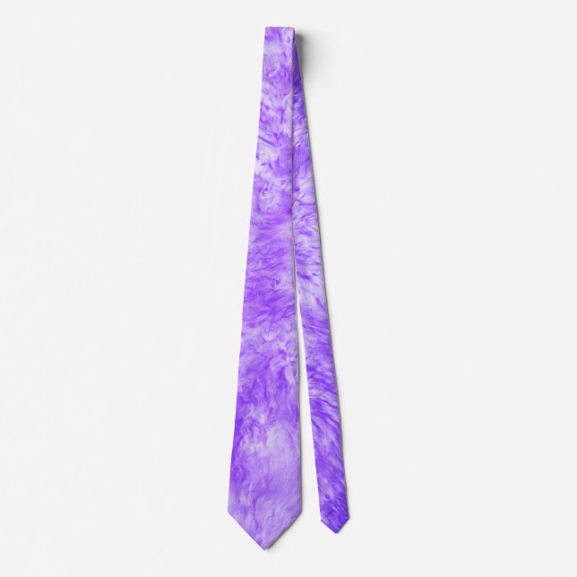 Lila Päls Frenzy Neck Tie Slips (Framsida)