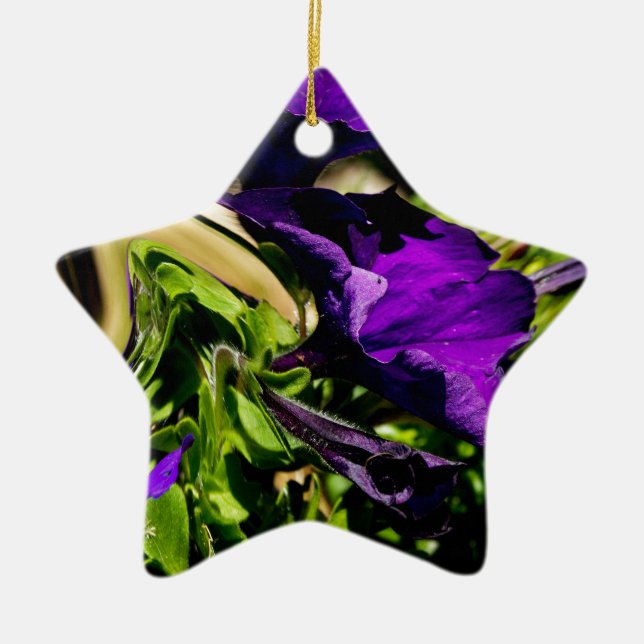 Lila Panic Julgransprydnad Keramik (Framsidan)