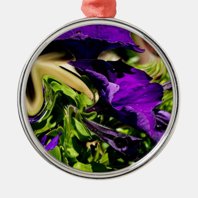 Lila Panic Julgransprydnad Metall (Framsidan)