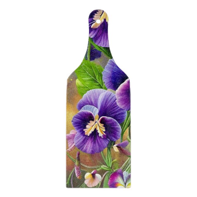 Lila Pansies - AI ART (Framsidan)