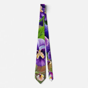 Lila Pansies - AI ART Slips