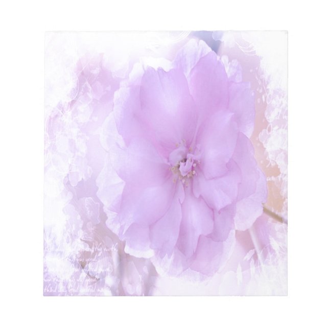Lila Pansy Anteckningsblock (Framsida)