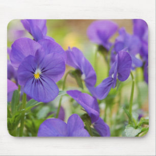 Lila Pansy Mouse Pad Musmatta