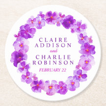 Lila pansy wandblommor underlägg