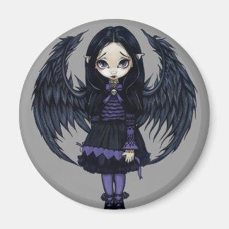 "Lila Papper Hearts" Magnet