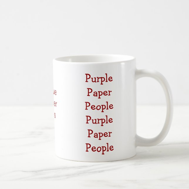 Lila Pappra Tunga Twister Mugg (Höger)