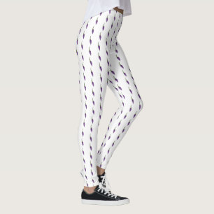 Lila paprika leggings