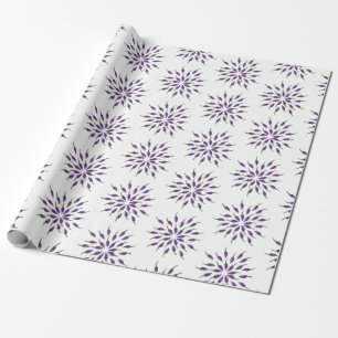 Lila paprikas mandala konst presentpapper
