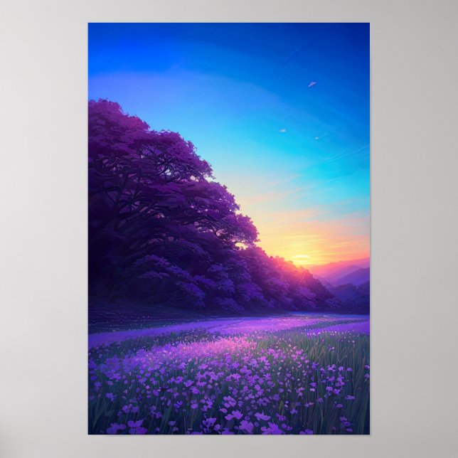 Lila Paradise Poster (Framsidan)