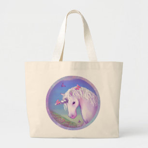Lila Paradise Tote Bag Jumbo Tygkasse