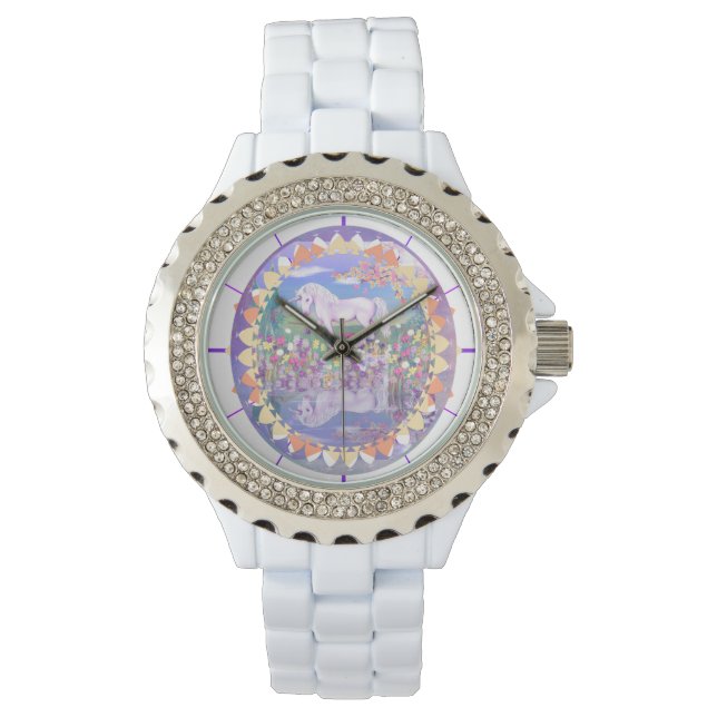 Lila Paradise Watch Armbandsur (Framsida)