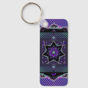 Lila Paraply & hearts .7 Keychain Nyckelring