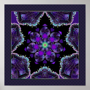 Lila paraply och hjärtan .7 poster