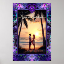 Lila paraply och hjärtan .7