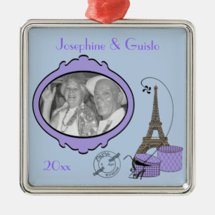 Lila Paris Theckes Photo Keepsaké Ornament