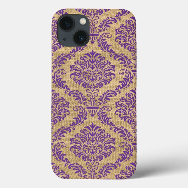 Lila Parisian Moods Damask (Baksida)