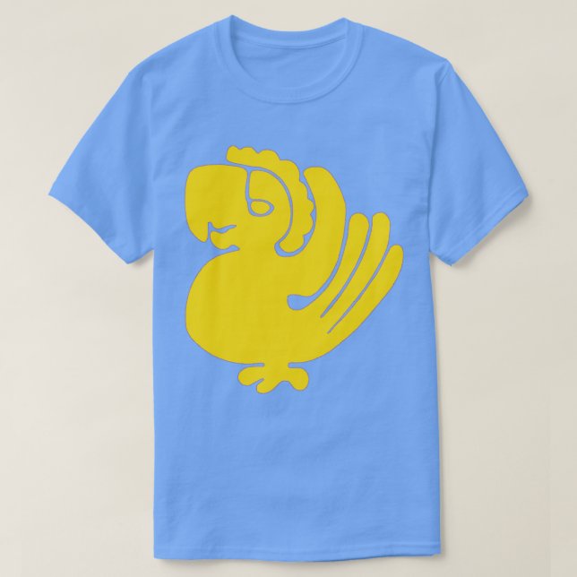 Lila Parrots 1 T Shirt (Design framsida)