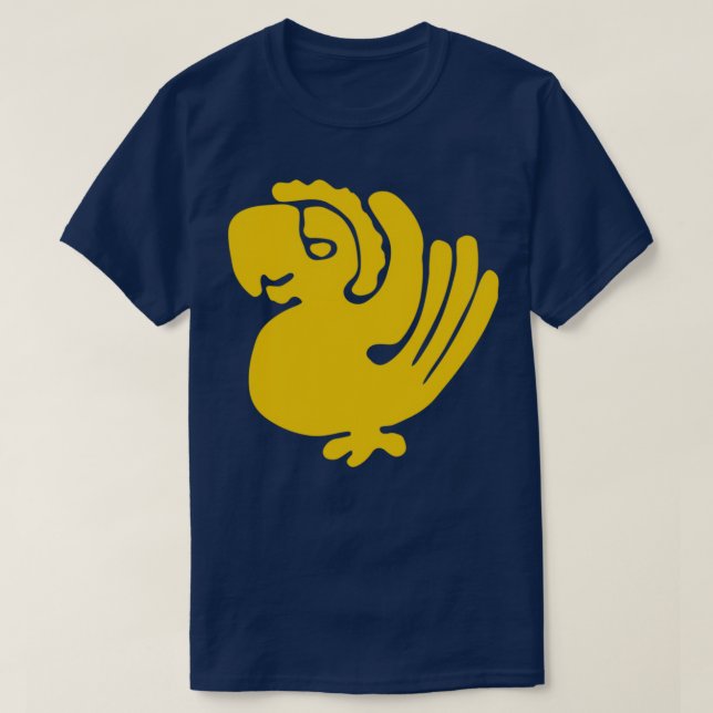 Lila Parrots T Shirt (Design framsida)