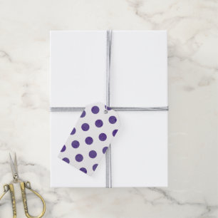 Lila Party Ultraviolett Polka dots av Royal Presentetikett