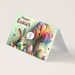 Lila Påsk Hippo Kort