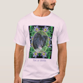 Lila Pasque Flowers Ram Skapar ditt eget foto T Shirt